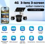 دوربین مداربسته سیم‌کارتی 3 لنزه خورشیدی